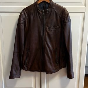 Massimo Dutti Men’s Leather Jacket